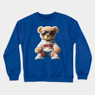 Houston Teddy Bear Crewneck Sweatshirt